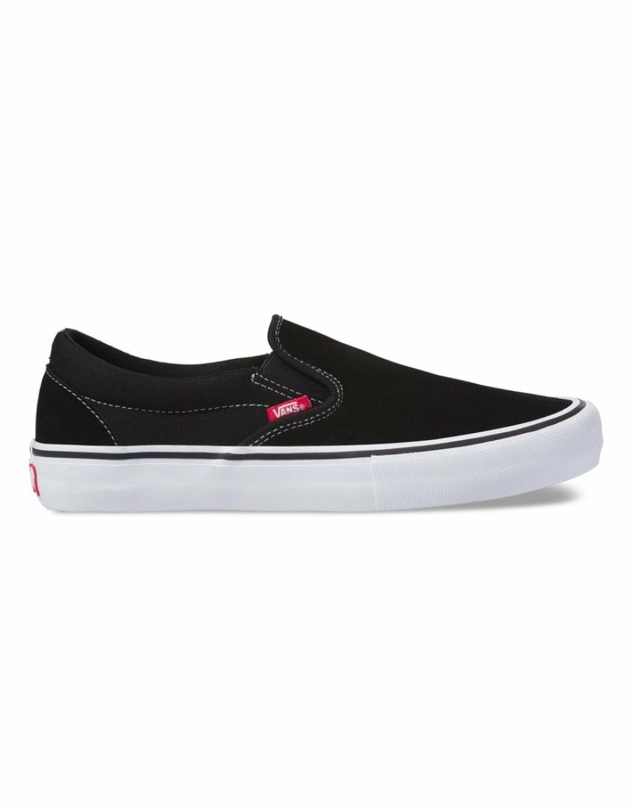 Footwear * | Vans Slip On Pro Black & White