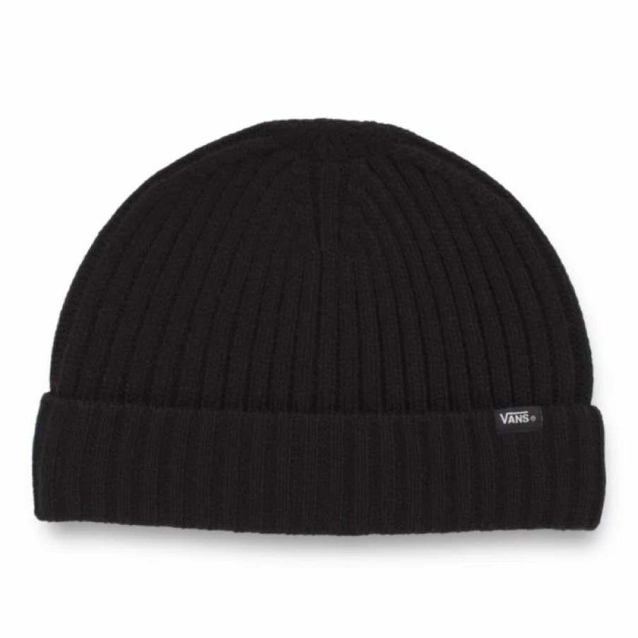 Clothing * | Men'S Vans Shallow Cuff Beanie Black