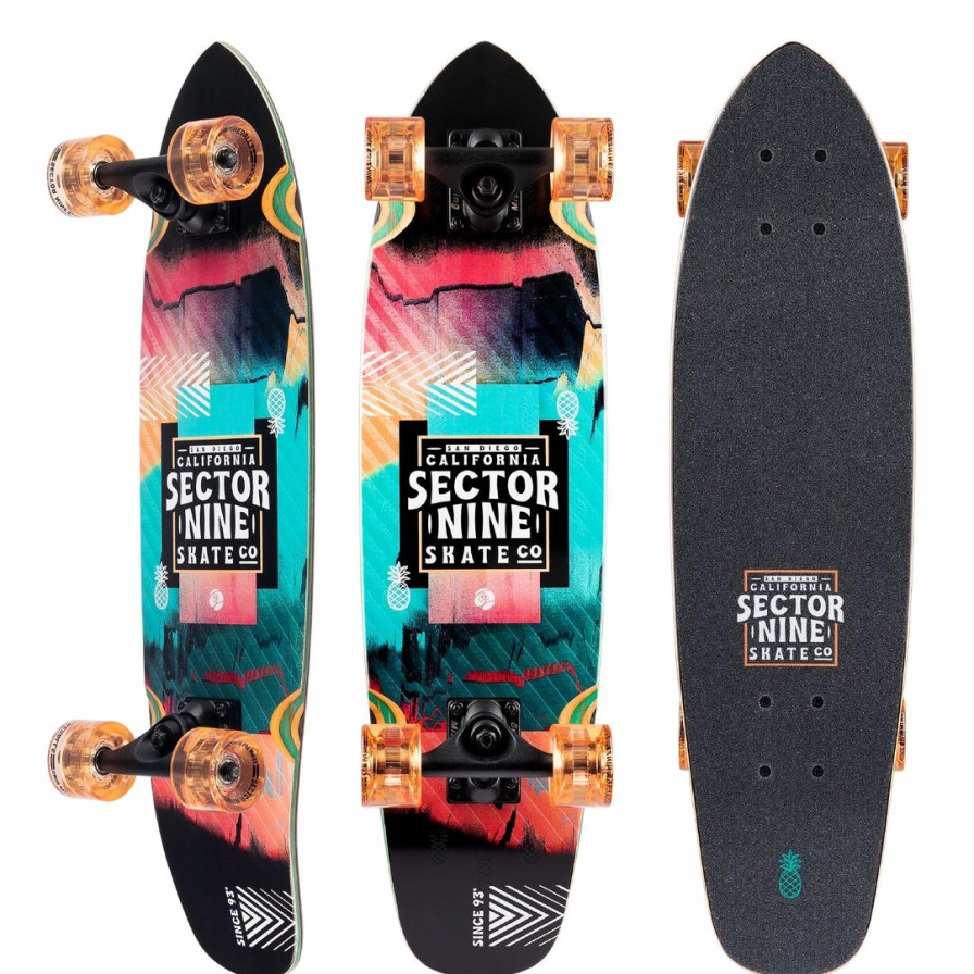 Skateboard * | Sector 9 Longboard Completes Hopper Hoopla Complete