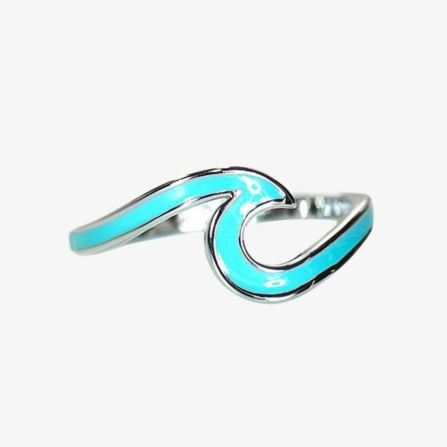 Clothing * | Pura Vida Accessories Enamel Wave Ring