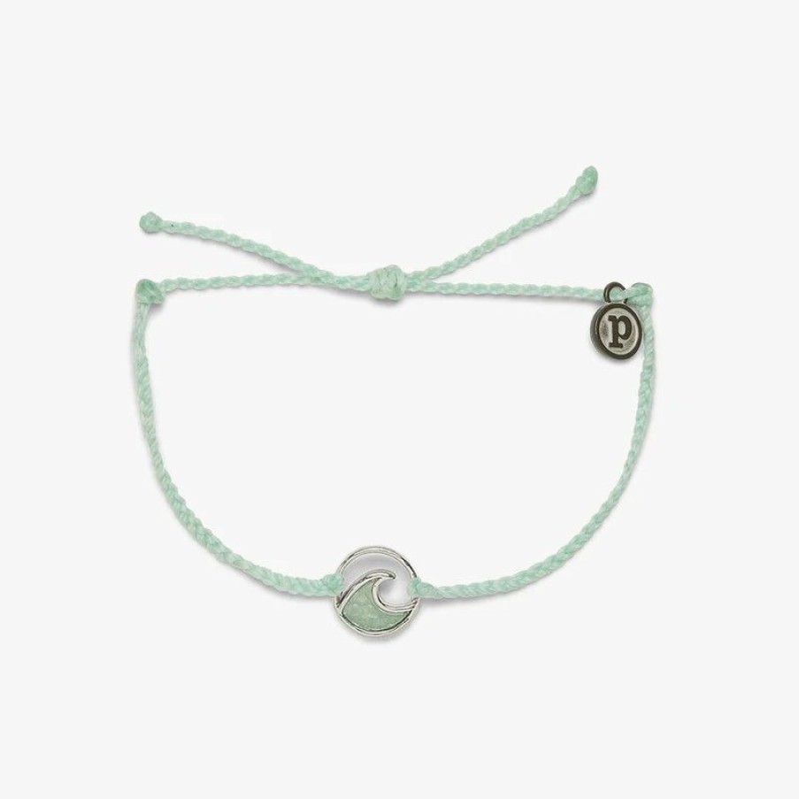 Clothing * | Pura Vida Accessories Opaque Resin Wave Charm Bracelet