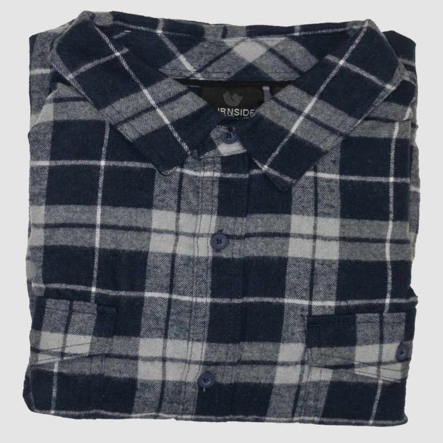 Clothing * | Eos Surf Shop Eos Surf Flannel Blue