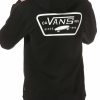 Clothing * | Men'S Vans Full Patched Pullover Hoodie Black