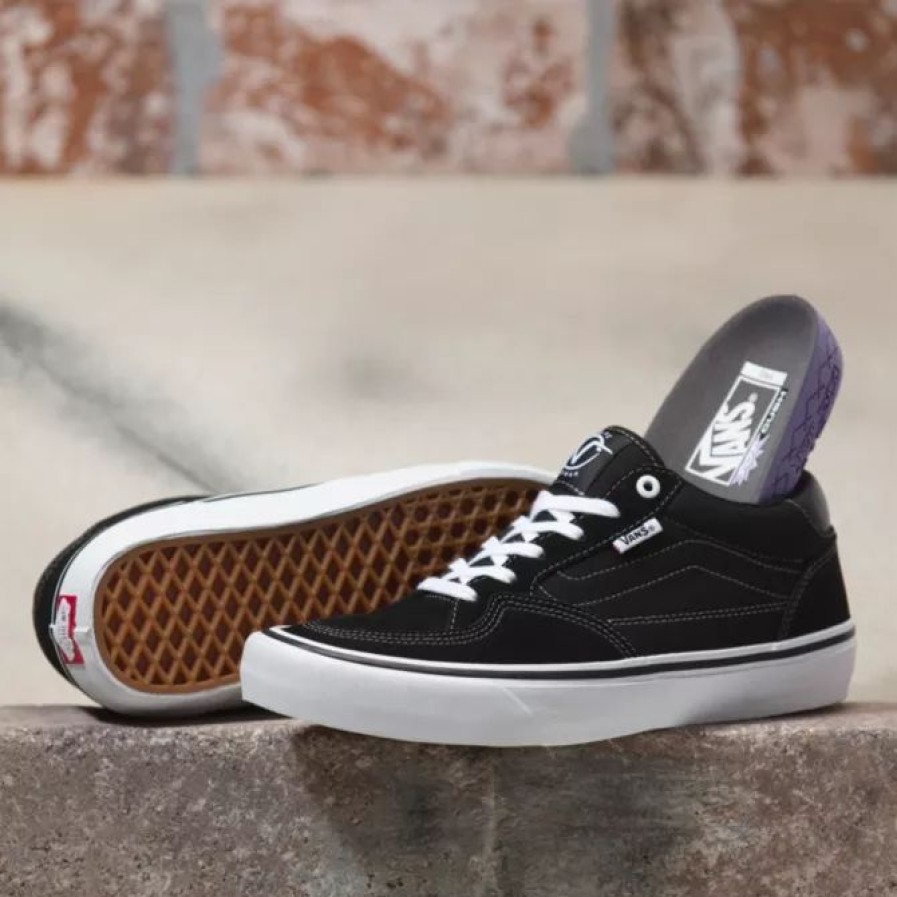 Footwear * | Vans Rowan Pro Black/White All Footwear