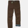 Clothing * | Jetty Men'S Mariner Flannel Lined Pant Brown