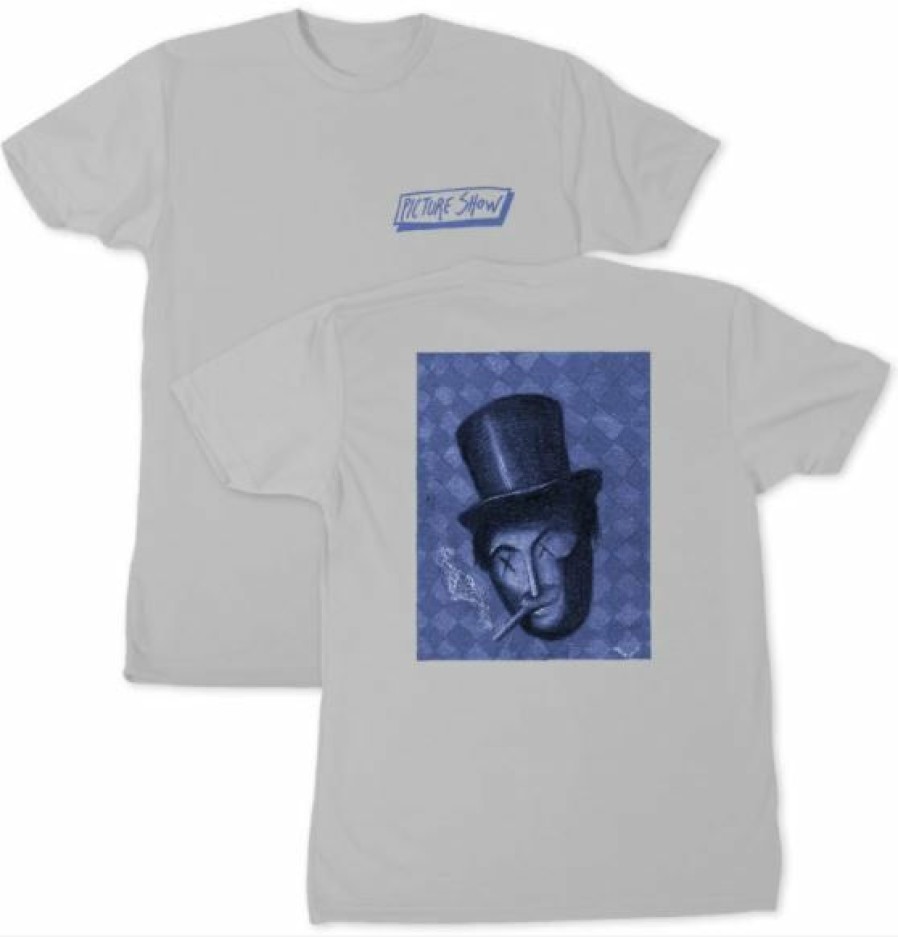 Clothing * | Picture Show Parlour Tee Silver Men'S