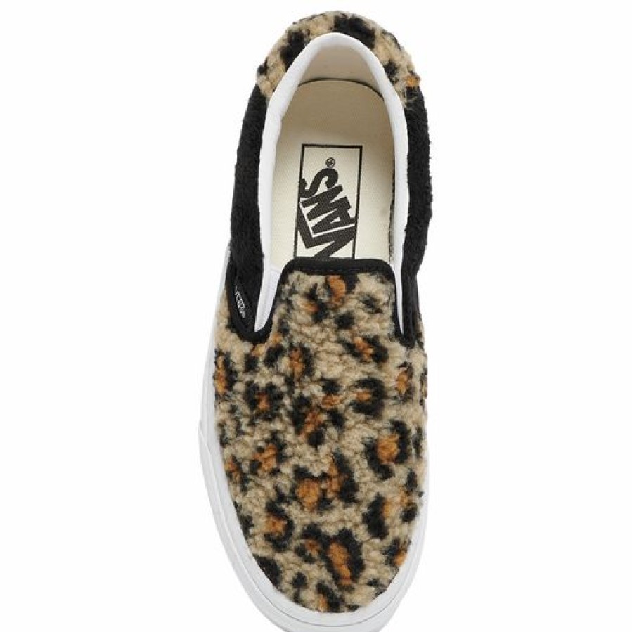 Clothing * | Sale Vans Slip-On 59 Sherpa Leopard & Black