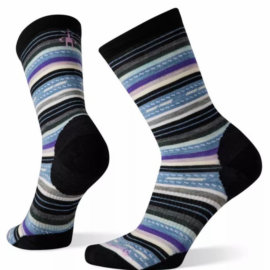 Clothing * | Smartwool Women'S Everyday Margarita Crew Socks Black