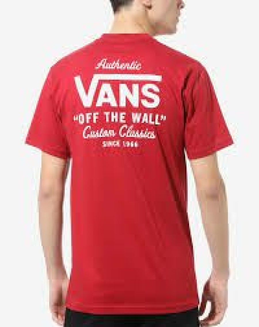 Clothing * | Vans Men'S Holder St. Classic Cardinal Tees