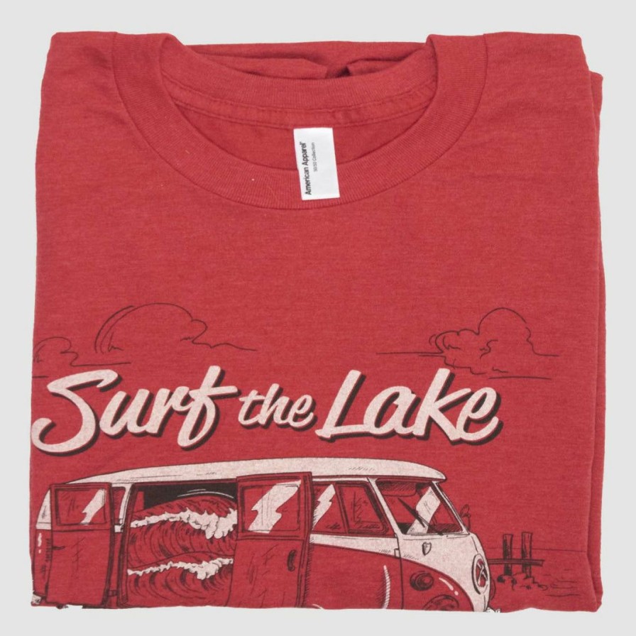 Clothing * | Eos Surf Shop Men'S Surf The Lake Shirt Red