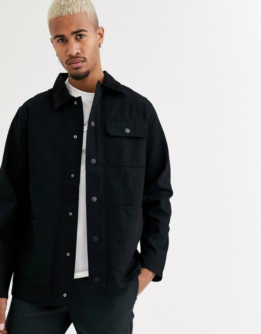 Clothing * | Vans Drill Chore Jacket In Black