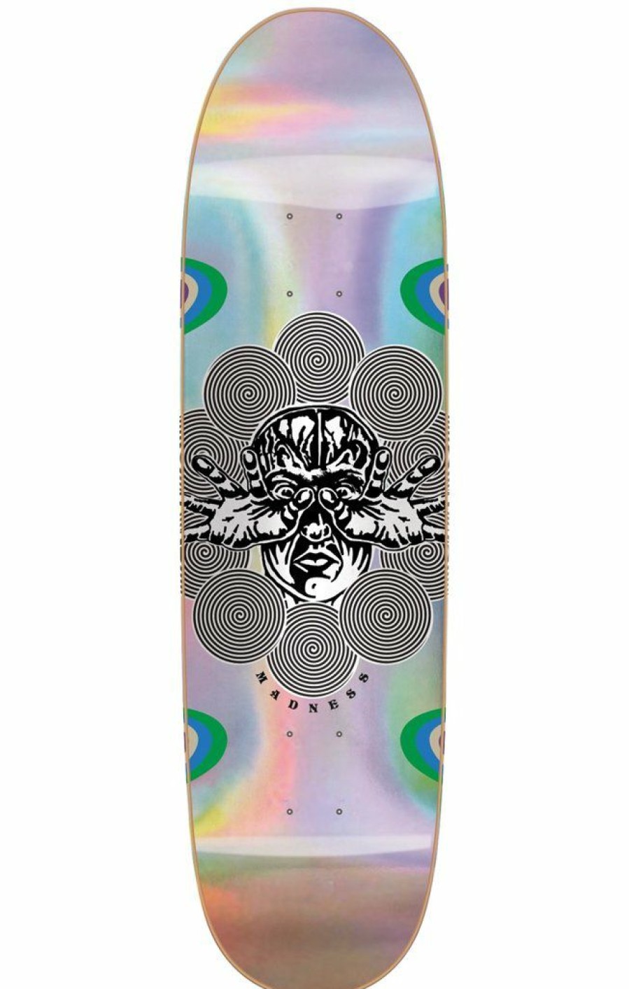 Skateboard * | Madness Manipulate Holographic R7 9.0 Skateboard Deck Componets