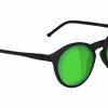 Clothing * | Glassy Accessories Apollo Premium Polarized Sunglasses Matte Blackout / Green Mirror