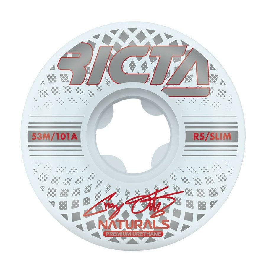 Skateboard * | 53Mm Ortiz Reflective Naturals Slim 101A Ricta Skateboard Wheels