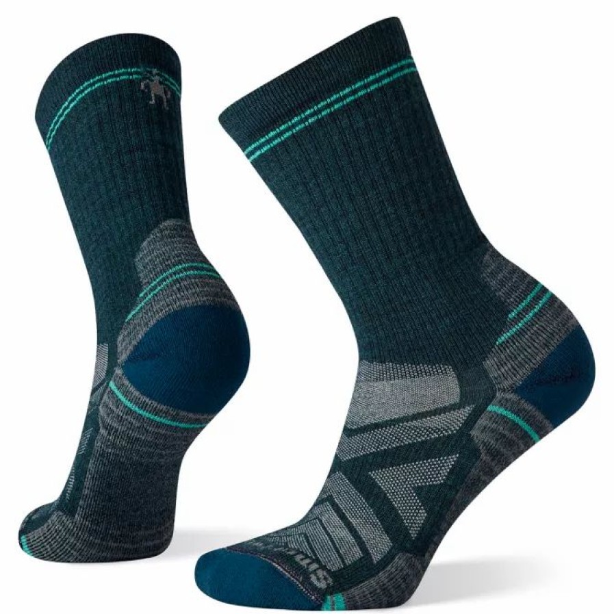 Clothing * | Smartwool Women'S Hike Light Cushion Crew Socks Twilight Blue Accessories